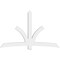 Ekena Millwork Davenport Architectural Grade PVC Gable Bracket, 96"W x 60"H x 4"D x 6"F, 15/12 Pitch GBP096X60X0406DAV00 - alternate 4